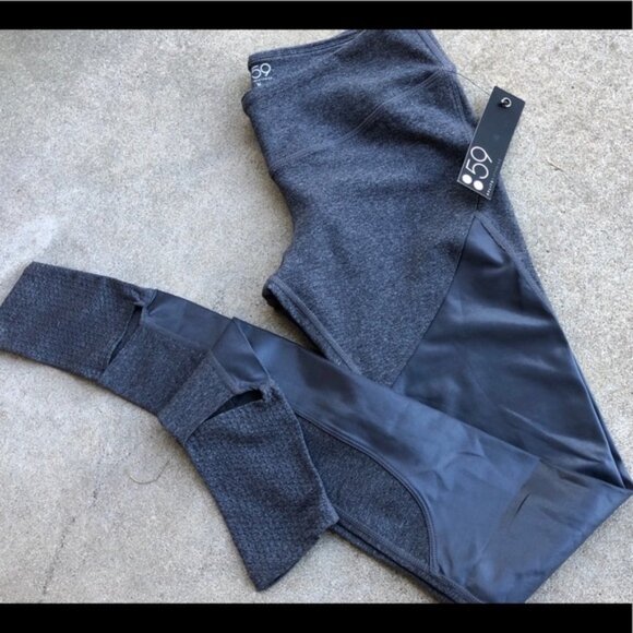 NWT Splits59 Tendu Grip Leggings Grippy Stirrups Grey Medium - Picture 4 of 8